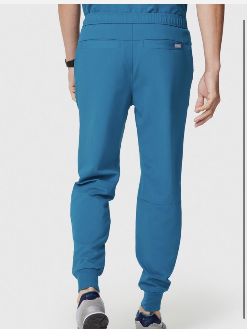 Figs Alpine Blue Men's Jogger Scrub Pants - Size M